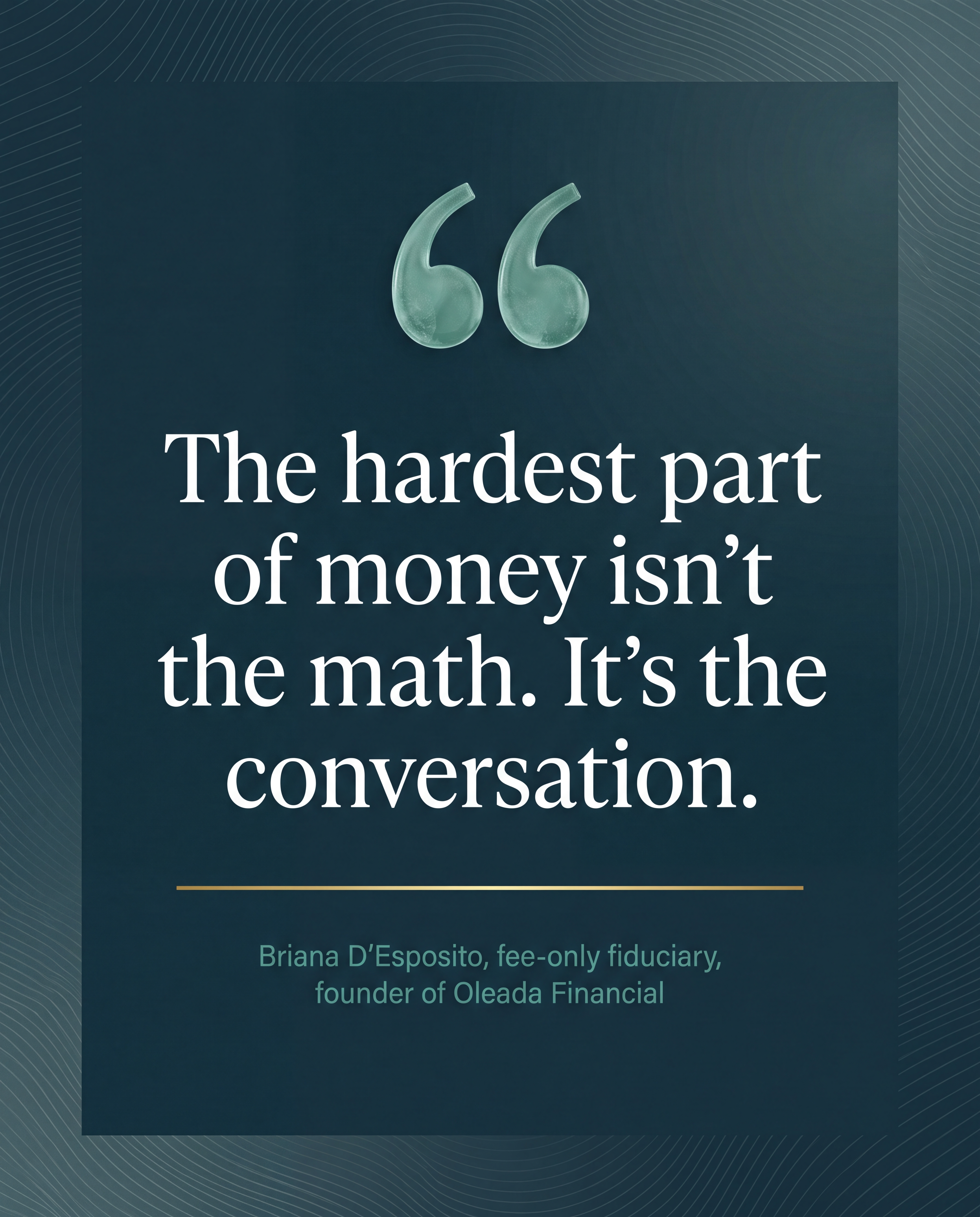 Static ad: expert quote card